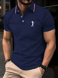 Arnold | Casual Korte Mouwen Golf Gedrukt Shirt