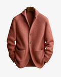 Elliot | Op maat gemaakte gebreide cardigan met knopen aan de voorkant
