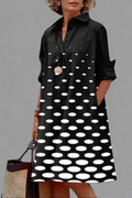 Valentina | Stijlvolle Dotted Midi Jurk