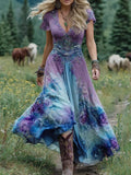 Natalie | Elegante Bloemen Maxi Jurk