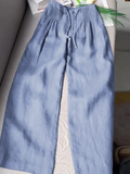 Camilla | Elegante Wijde Pantalon van Kant
