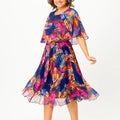 Eileen | Bloemen Midi Jurk