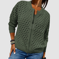 Gracie | Premium Gebreide Hole Cardigan