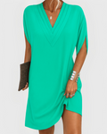 Brittany | Casual V-hals Mini Jurk