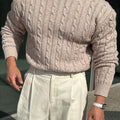 Jonas | Kabelgebreide Crew Neck Trui