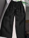 Camilla | Elegante Wijde Pantalon van Kant