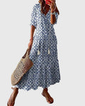 Amalia | Boho Vintage Zomer Maxi Jurk