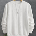 Thatcher | Textured Crew Neck Sweatshirt