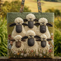 Janet | Stijlvolle Schapen Kunst Tote Bag