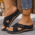 Charlotte | Premium Orthopedische Wedge Sandalen