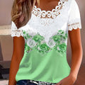 Constance | Bloemen Top met Kantafwerking
