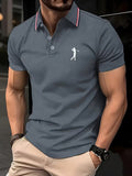 Arnold | Casual Korte Mouwen Golf Gedrukt Shirt