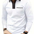 Curtis | Verfijnd Zip-Collar Polo Shirt