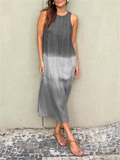 Katie | Mouwloze Zomerjurk met Ronde Hals