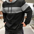 Hayes | Textured Colour-Block Hoodie