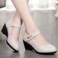 Monica | Elegante Comfort Schoenen met Middelhoog Hak