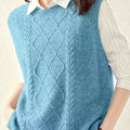 Brooke | Kabelgebreide Sweater Vest