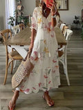 Avery | Boho V-hals Zomerjurk
