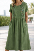 Trixie | Casual Zomer Korte Mouwen Jurk