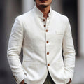 Harold | Verfijnde Enkele Knop Cardigan