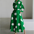 Alora | Elegante Maxi Jurk met Vooroverlap en Kraag