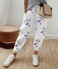 Leonora | Casual Everyday Geprinte Kant Broek