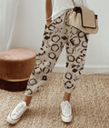 Leonora | Casual Everyday Geprinte Kant Broek