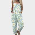 Priscilla | Casual Bloemen Kunst Jumpsuit