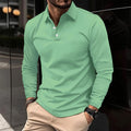 Luca | Slim Casual Polo met Lange Mouwen