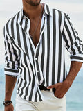 Bennett | Gestreepte Relaxed-Fit Casual Shirt