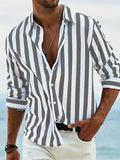 Bennett | Gestreepte Relaxed-Fit Casual Shirt