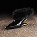 Beverly | Elegante Fuzzy Puntige Hakken