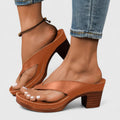 Adrienne | Tijdloze Blokhak Sandalen