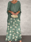 Caroline | Elegante Vloeiende Maxi Jurk