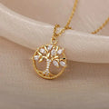 Janet | Elegante Levensboom Ketting