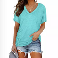 Elissa | Klassieke V-Hals Losse Pasvorm Shirt