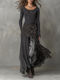 Trinity | Elegante Slim Fit Maxi Jurk
