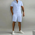 Jacob | Verfijnd Polo en Tailored Shorts Set