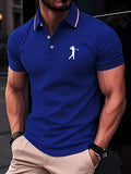 Arnold | Casual Korte Mouwen Golf Gedrukt Shirt