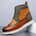 Lawrence | Verfijnde Wingtip Enkellaarzen