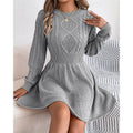 Whitney | Kabelgebreide Trui Jurk