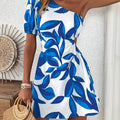 Nadine | One-Shoulder Puff Sleeve Dress
