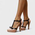 Marilyn | Elegante T-Strap Hakken