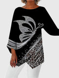 Kathleen | Shimmer Butterfly Lange Mouwen Top