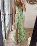 Zoey | Elegante Bloemen Mouwloze Jurk