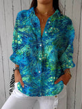 Doris | Stijlvolle Pauwen Design Blouse