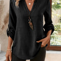 Corinne | Verfijnde V-Hals Blouse