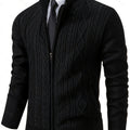 Walter | Textured Full-Zip Cardigan