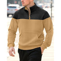 Braxton | Textured Quarter-Zip Sweatshirt