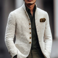 Harold | Verfijnde Enkele Knop Cardigan